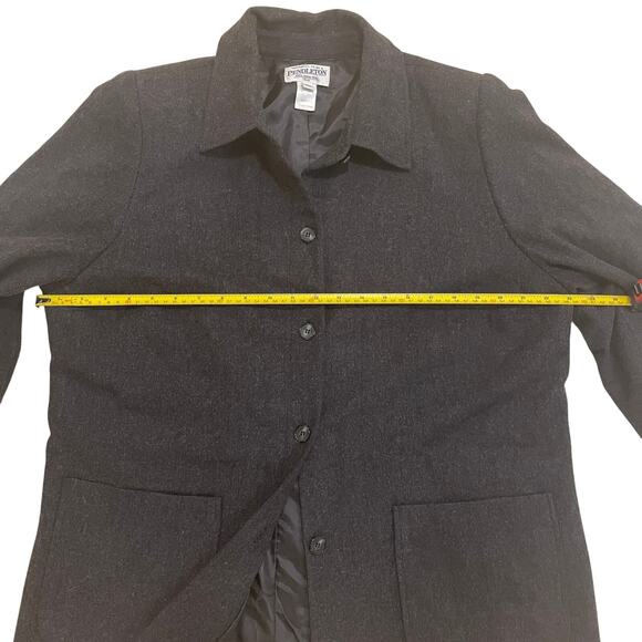 Pendleton 18W Plus 100% Virgin Wool Blazer | Black USA Classic Lined Jacket Coat - Picture 9 of 10